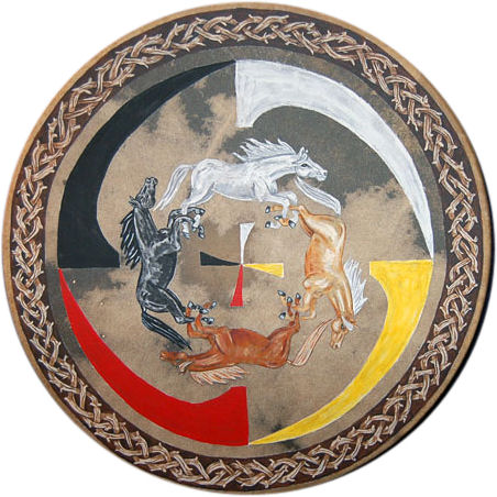 Healing Horses Custom Drum