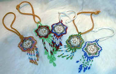 Miniature Beaded Dreamcatchers