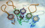 Miniature Beaded Dreamcatchers