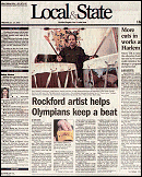 Living Drums article in the Rockford Register Star 